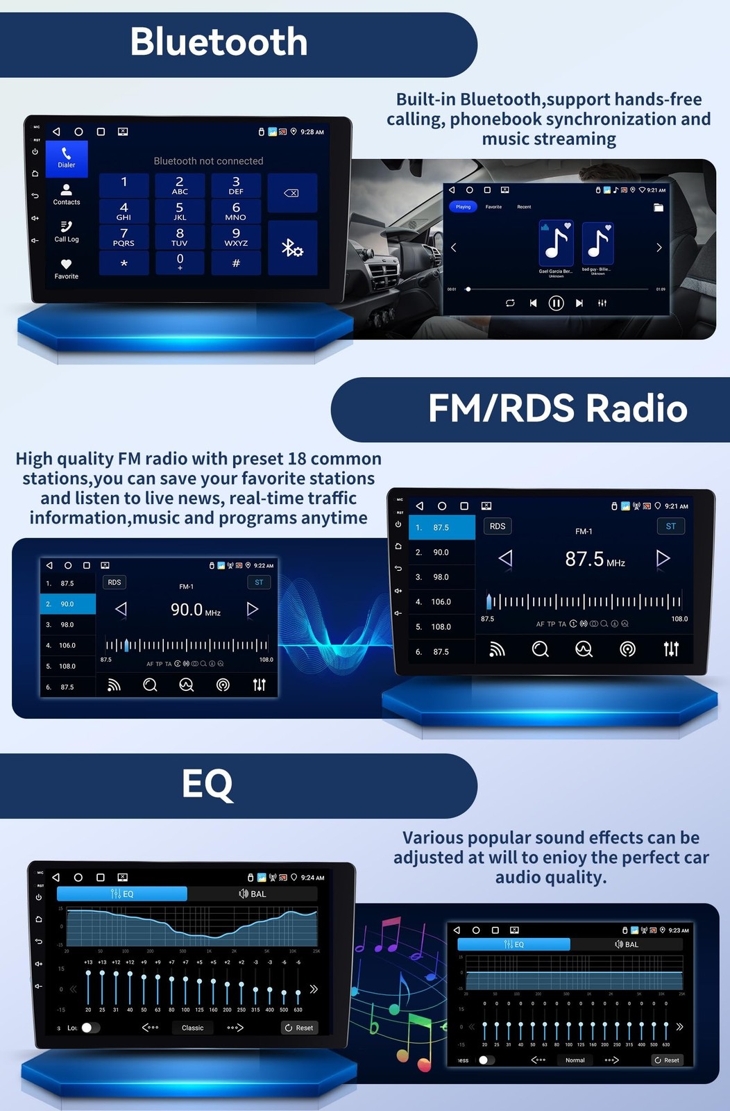 [4+128GB] Android 15 Car Radio Stereo for Mazda BT-50 2011-2020 with Wireless…