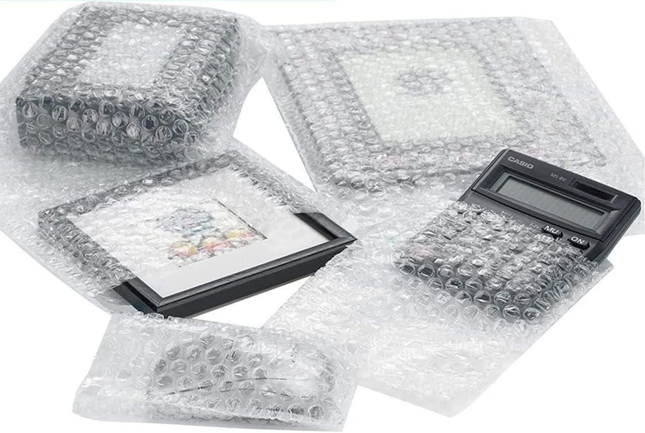 50-3×5 Bubble Out Pouches Bags Wrap Cushioning Self Seal Clear 3″ x 5″