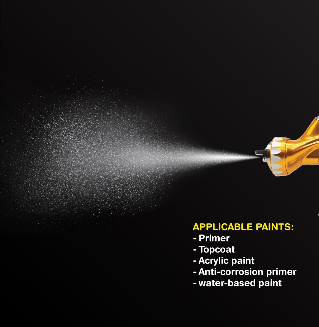 KOTA Gold Edition HVLP Spray Gun Paint (1.3MM W/Cup) GT30013