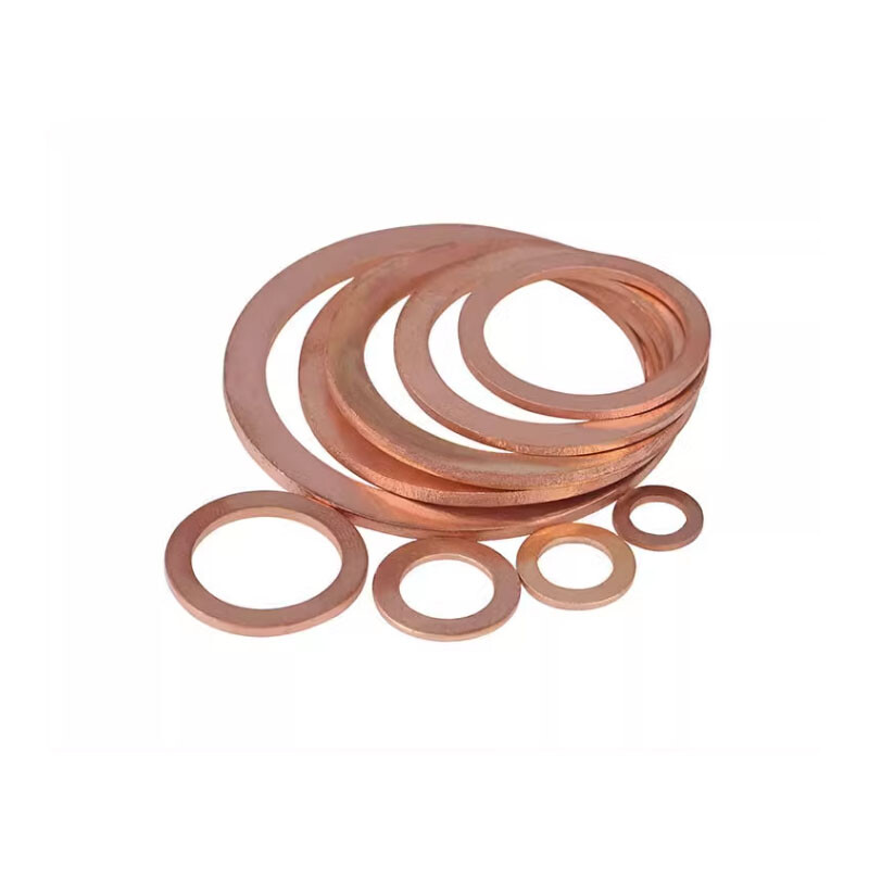 M19 Copper Flat Gasket Round Washers Sealing Washer 19mm ID 21.5mm-26.5mm OD