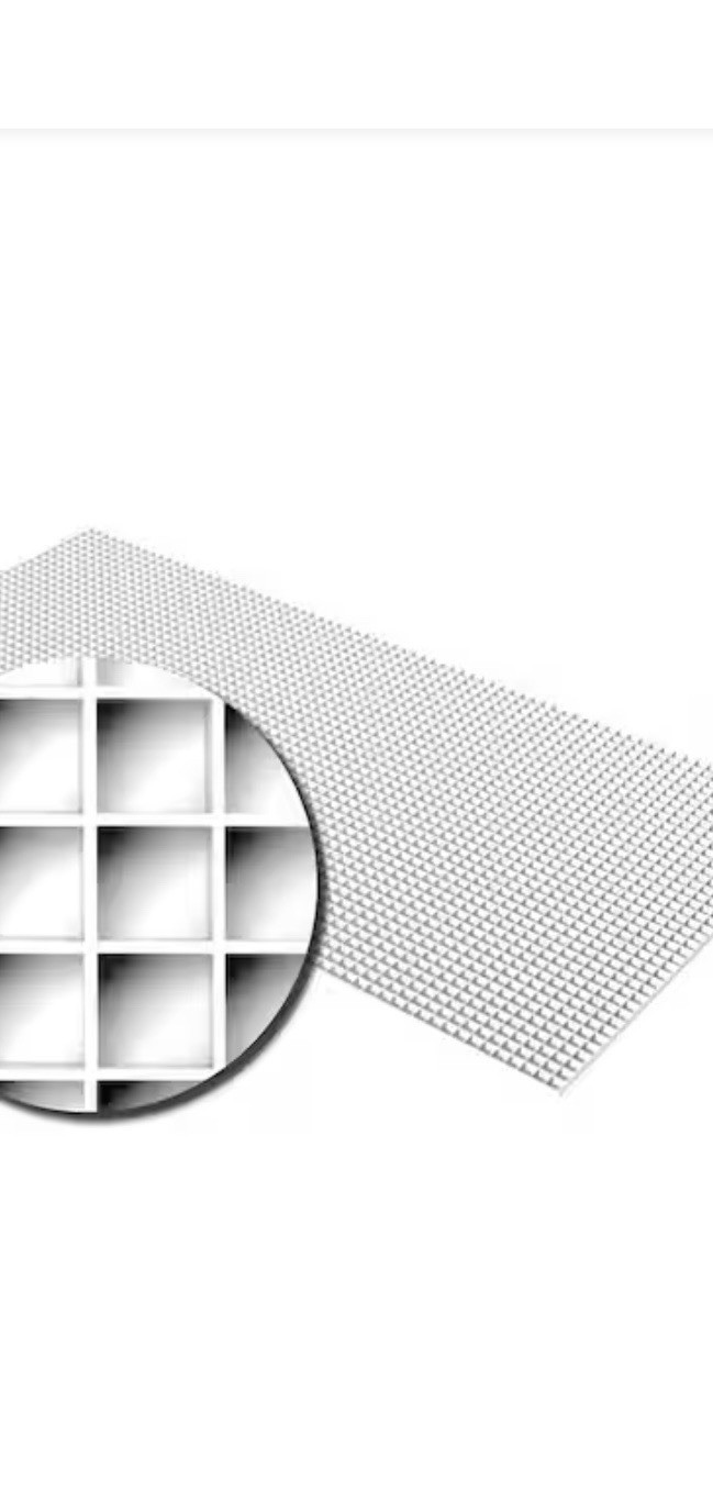 4 ft. x 2 ft. Suspended Egg Crate Light Ceiling Panel White – pack of 15