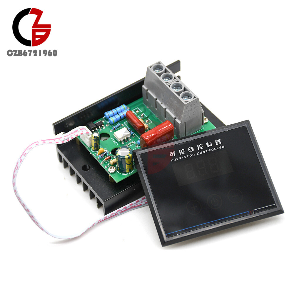 AC 220V 4KW 6KW 10KW SCR Voltage Regulator Dimmer Motor Speed Controller Module