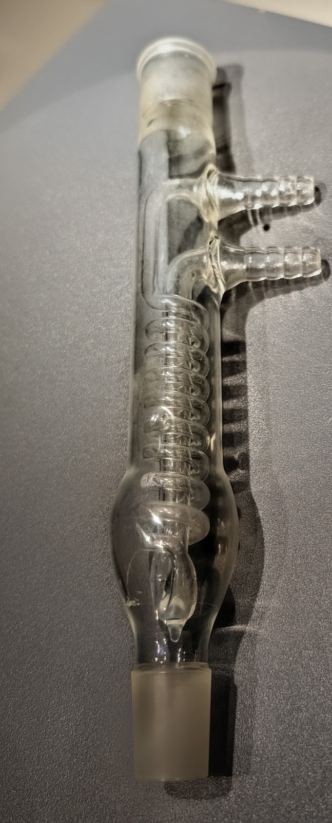 Kimble KONTES Glass Bantam-Ware 100mm Coiled Reflux Condenser 14/20 Joint 283000