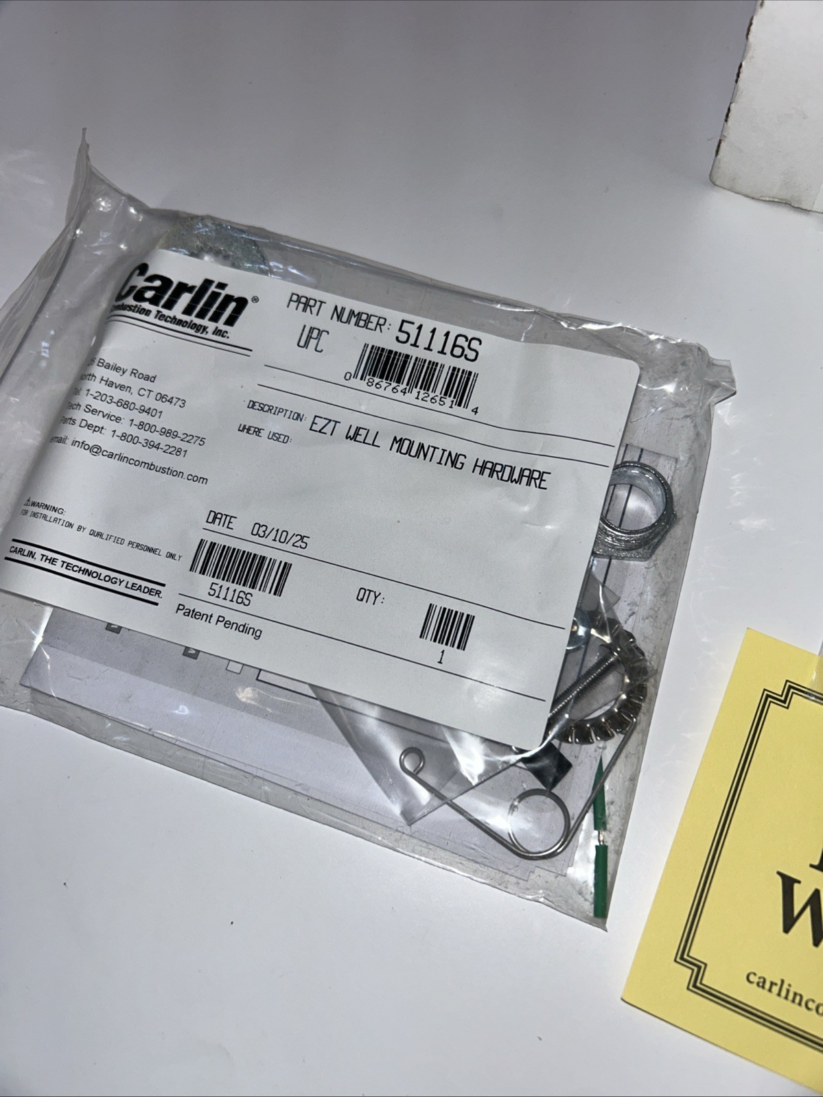 CARLIN 90000B2S Bock Residential Temperature Range Service Pak – Dual limit