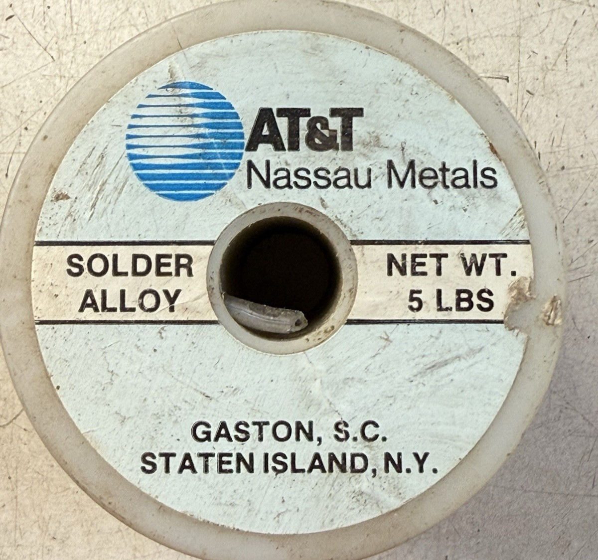 AT&T NASSAU METALS Solder Alloy 5 Lbs