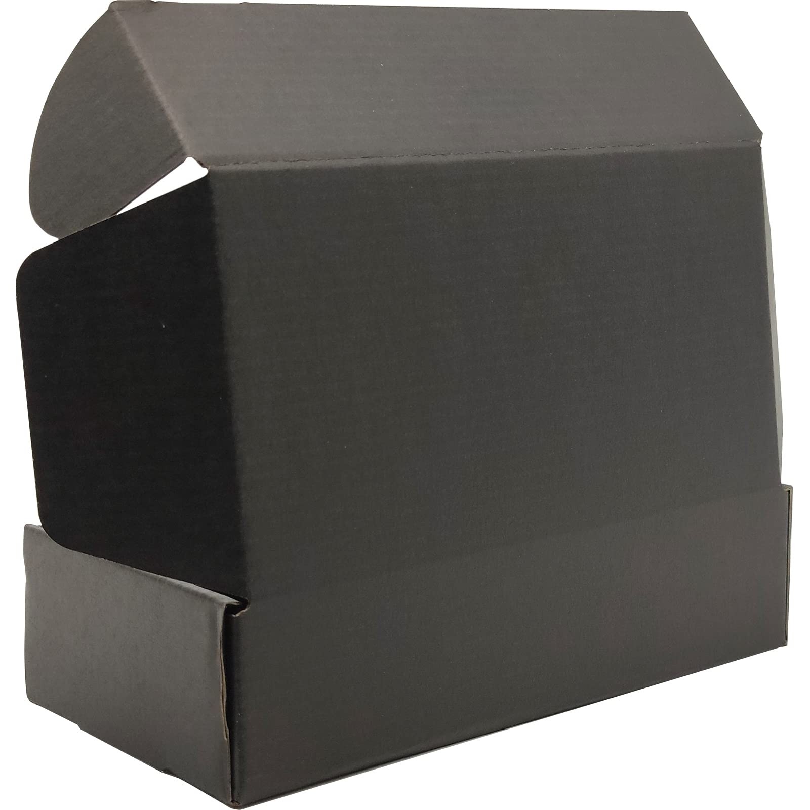 SENIAOAI Small 8x4x2 Black Shipping Boxes for Packaging inch,