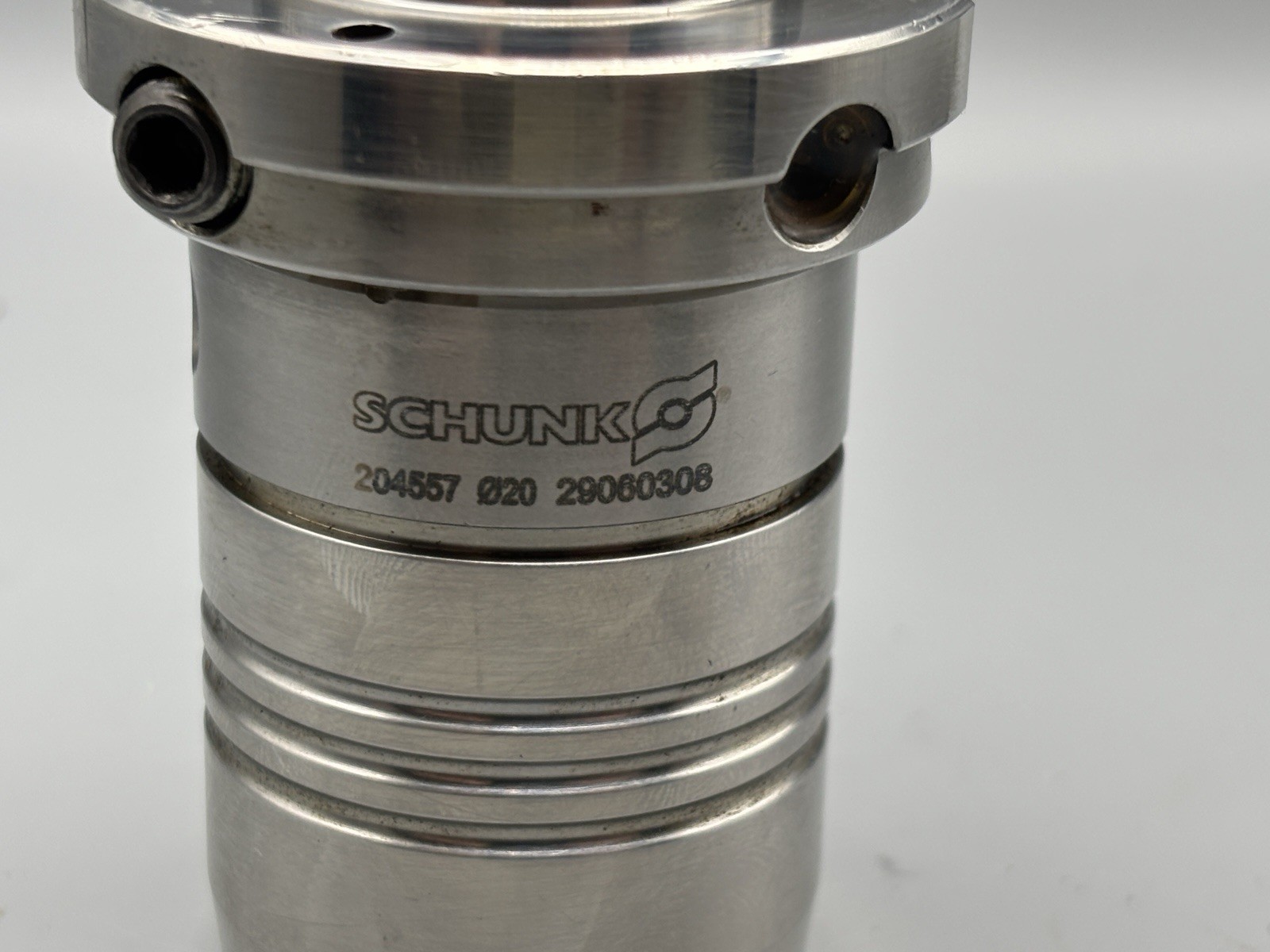 Schunk 0204557 CAT30 20mm Hydraulic Chuck Tool Holder 2-3/4″ Gage Length (HC-4)