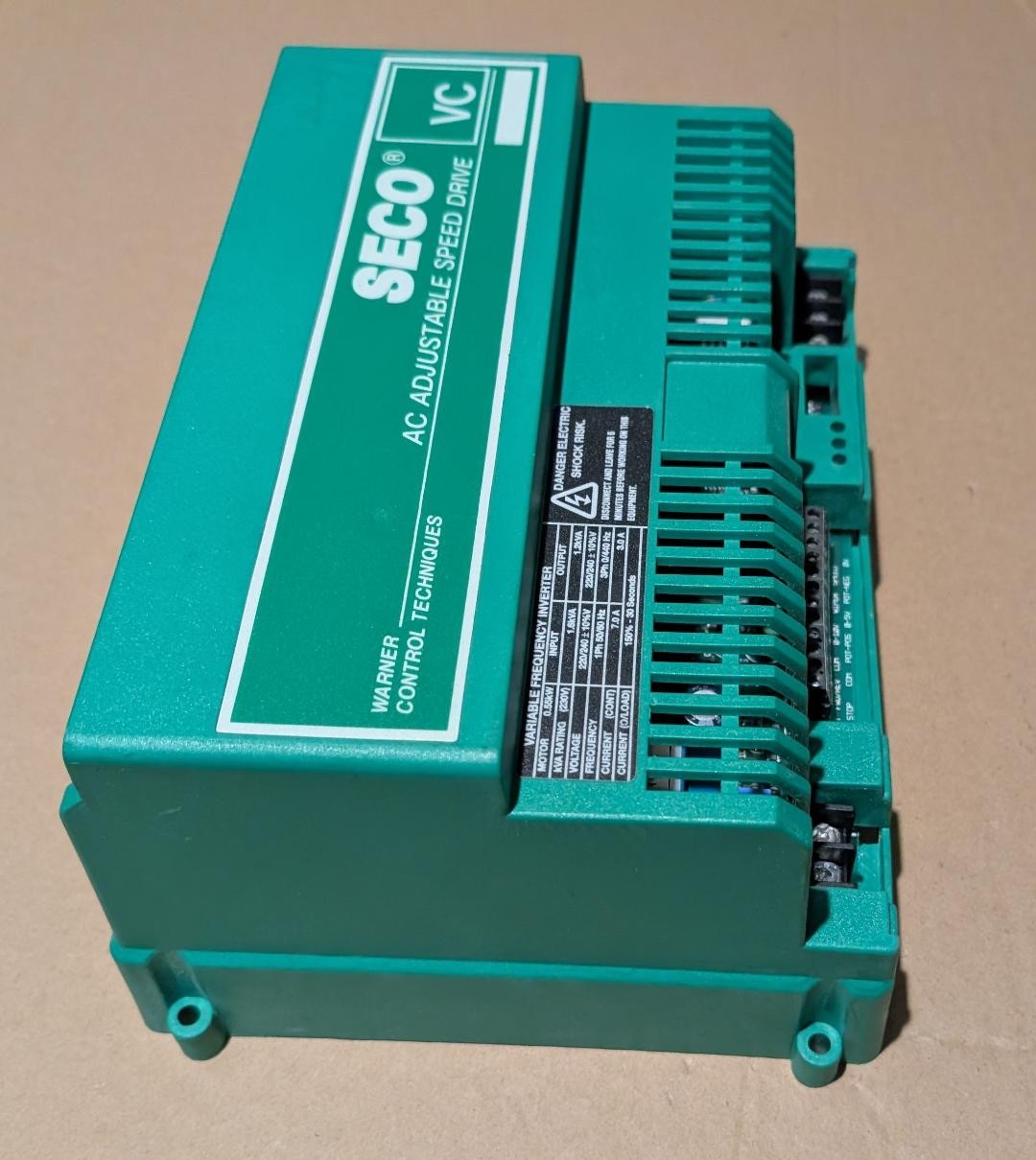 SECO,VC,AC ADJUSTABLE SPEED DRIVE NOS 5.5KW–3/4HP