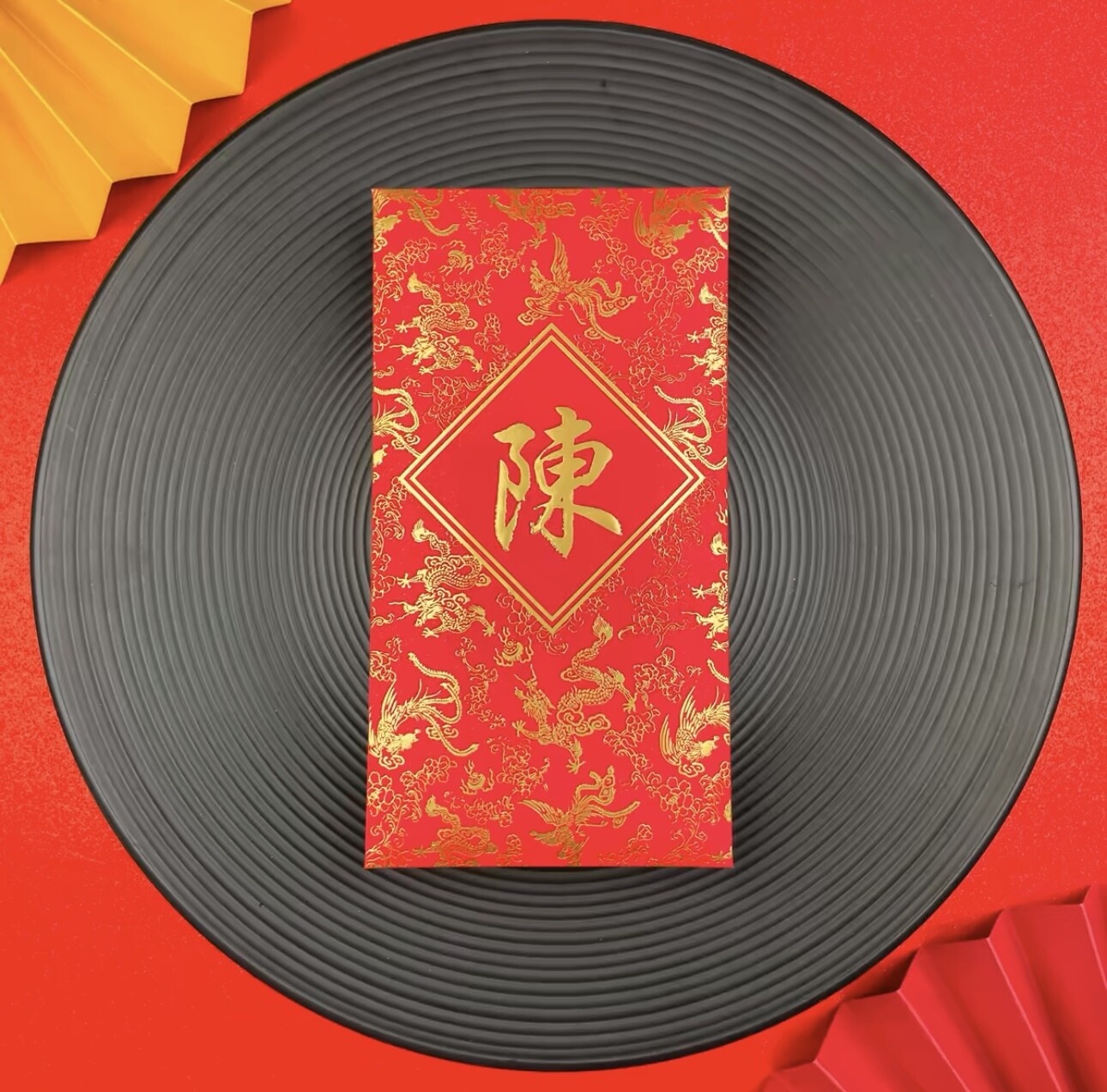 30pcs Customized Surname Red Envelope Creative Hongbao Red Packet Gift Envelopes