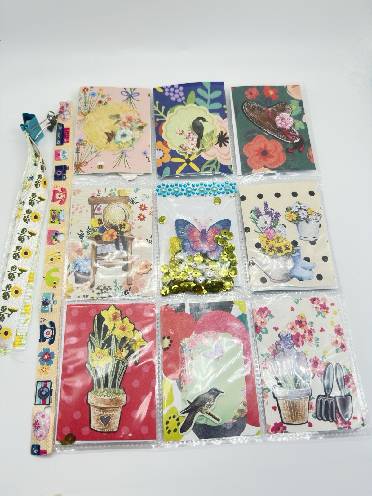 Junk Journal Small 4×4 With Coffee Dyed Paper Plus Pocket Letter All Handmade