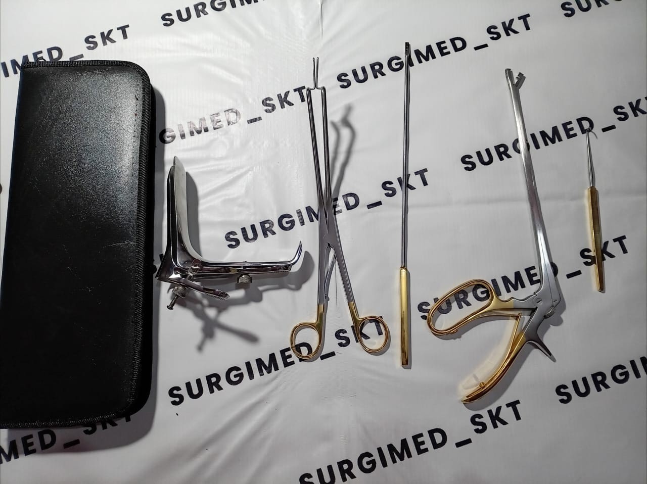 Colposcopy Instrument Set Colposcopy Gynecology Instruments Kit with zipper bag