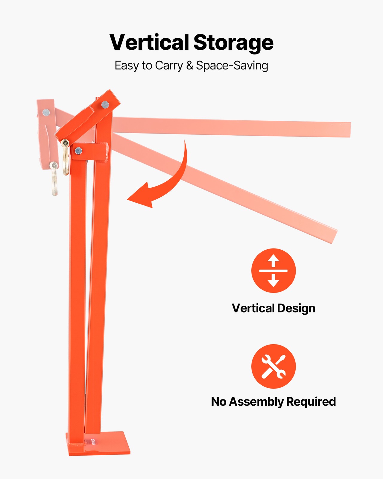 VEVOR 32″ T Post Puller Heavy Duty Fence Post Puller with 43″ Lifting Chain
