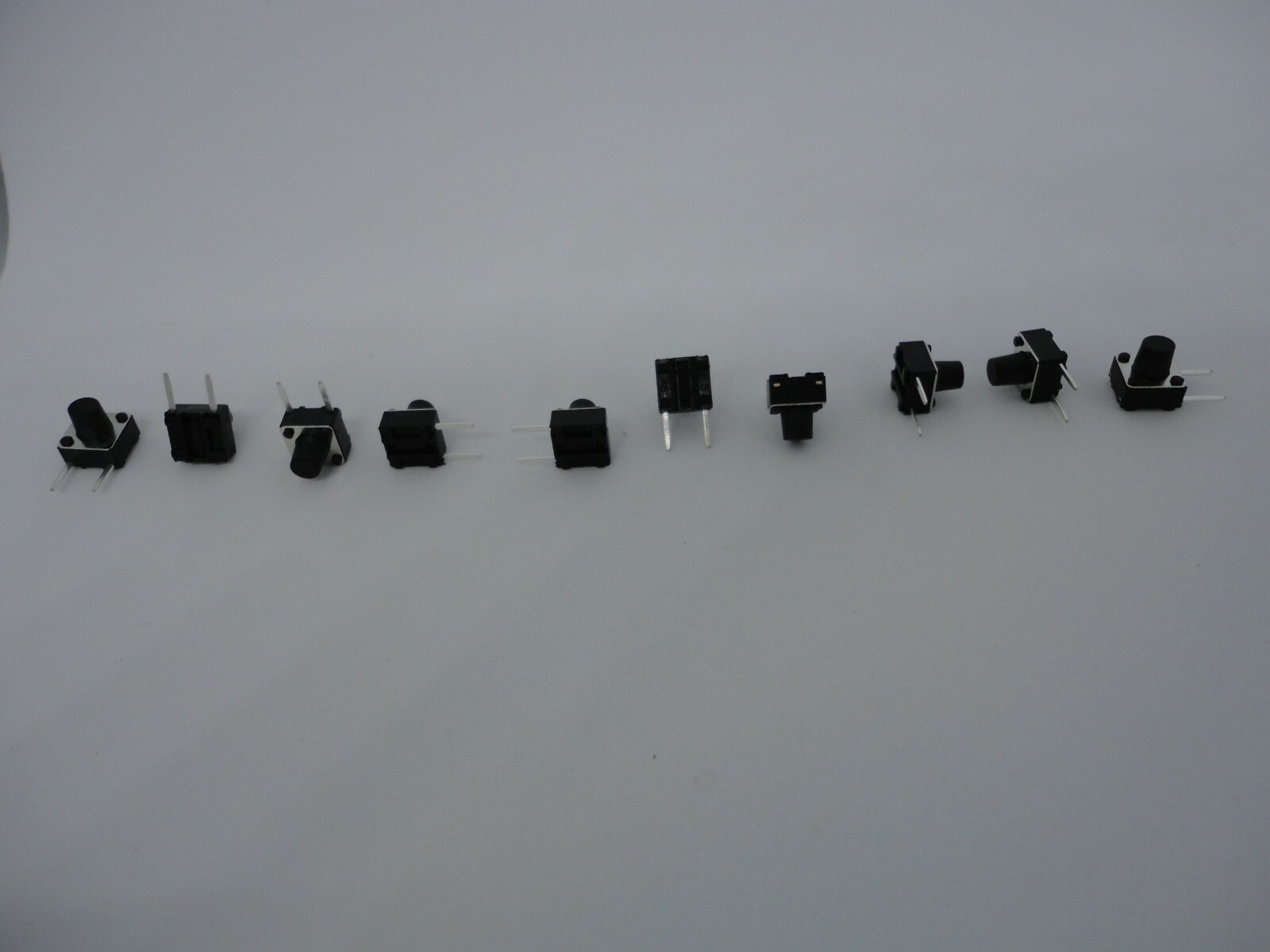 10 Pcs Pack Lot 6x6x7mm Momentary Push Micro Button Tactile Switch Side 2 Pins
