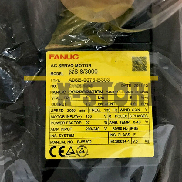 1pcs Brand New ones IN BOX FANUC Fanuc servo motor A06b-0075-B303