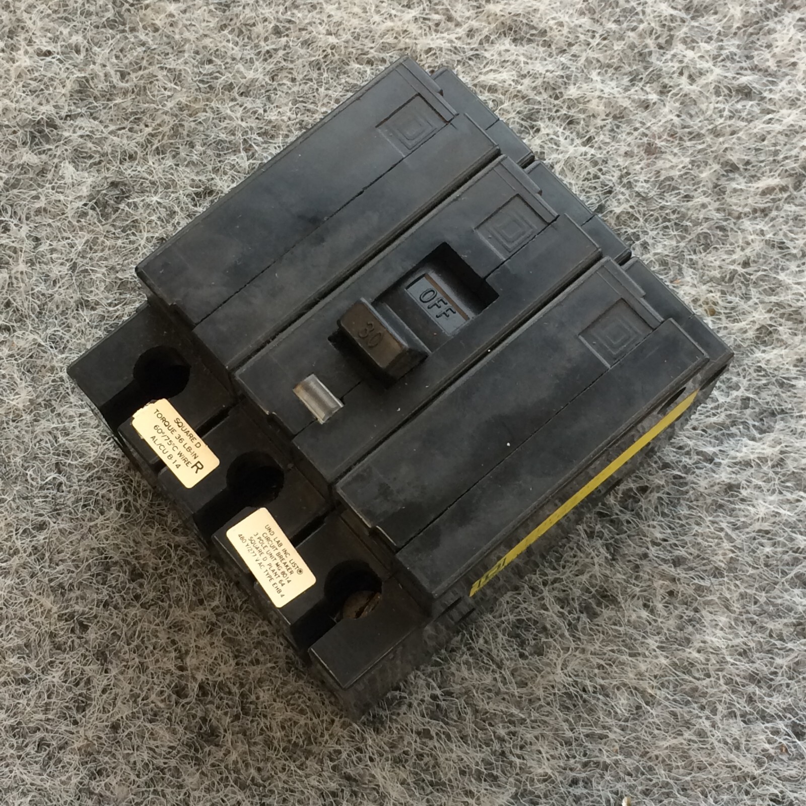 NOS Square D EHB34030 3 Pole Circuit Breaker 30 Amp * Ships Same Day*
