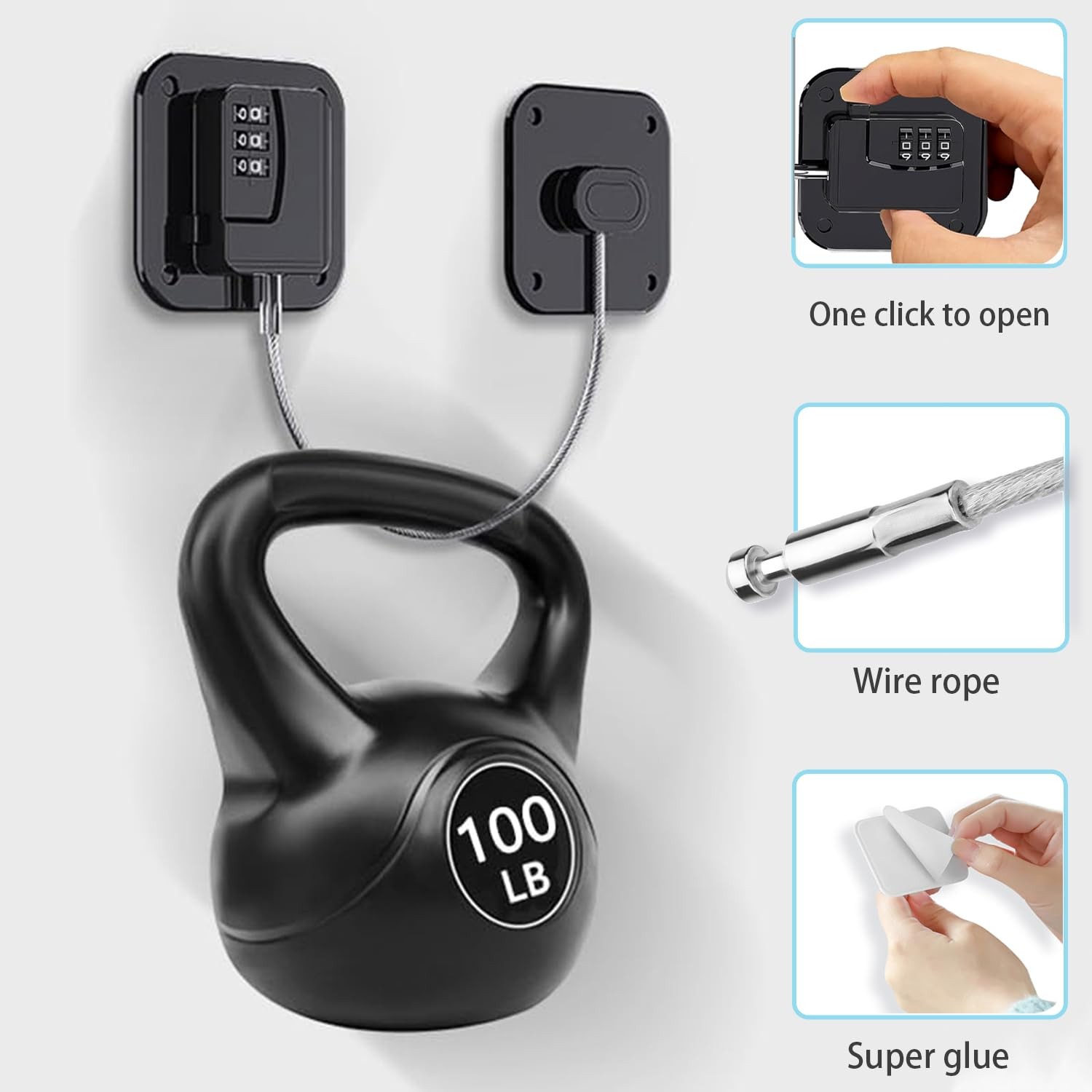 Fridge Lock Refrigerator Freezer Childproof Locks for Cabinets and Drawers Ea…