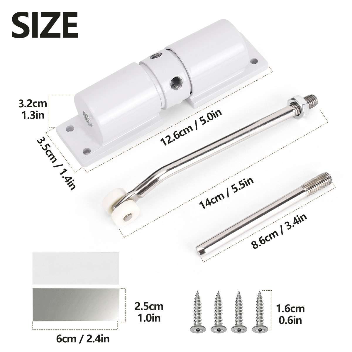 Automatic Door Closer Safety Spring Door CloserDoor Closer for Door Self new