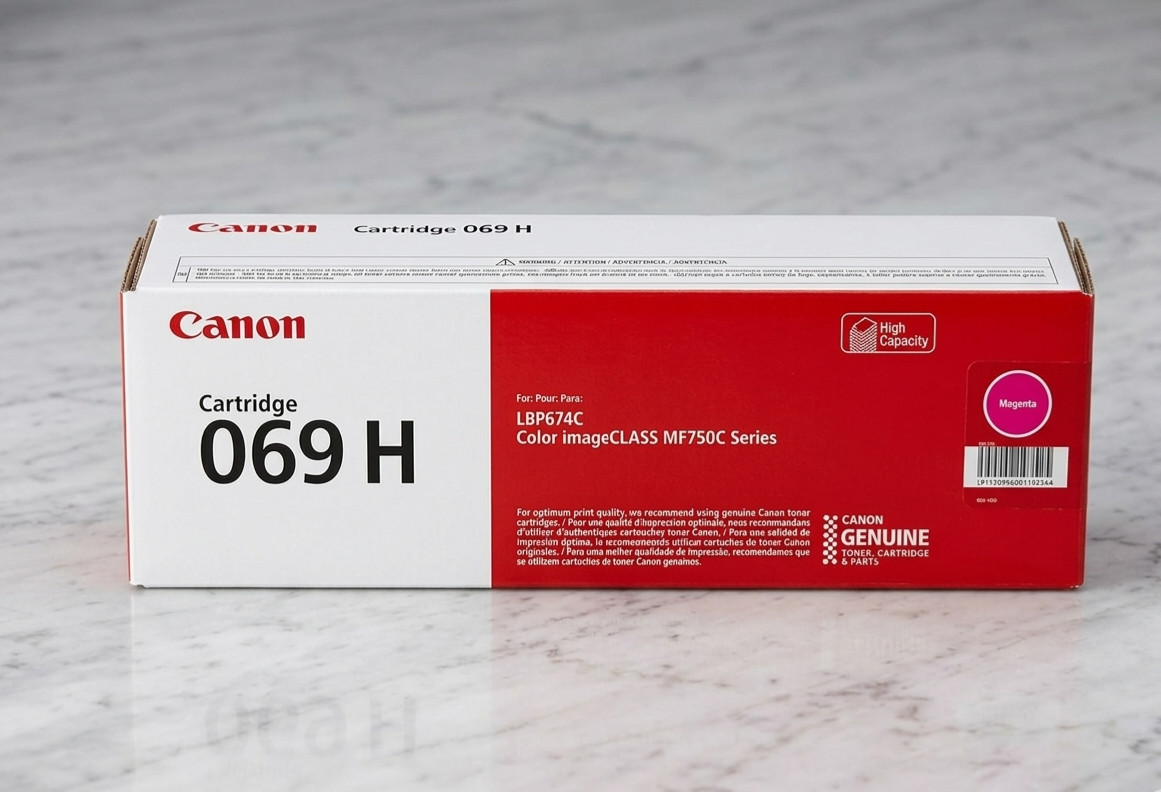 Canon 069H 3-Pack Cyan Magenta Yellow High Yield OEM Toner MF753Cdw MF751Cdw