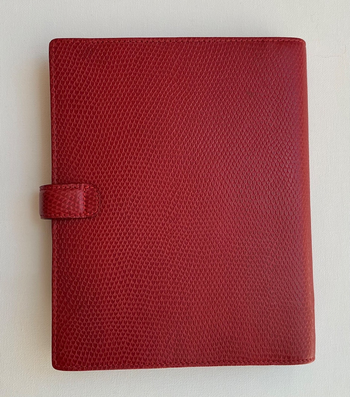 Filofax Chameleon A5 Organizer | Beautiful Red Leather w/Box