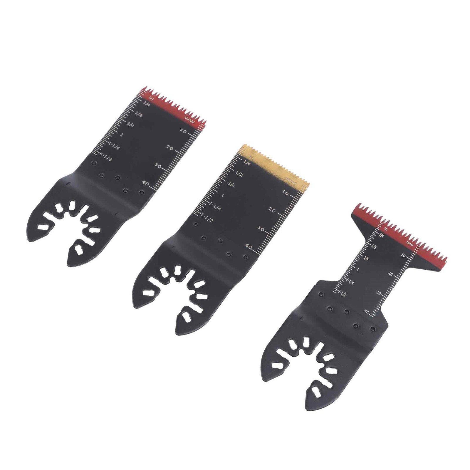 100 Pcs Japanese Tooth Oscillating Saw Blades Titanium Multitool Blades Kit