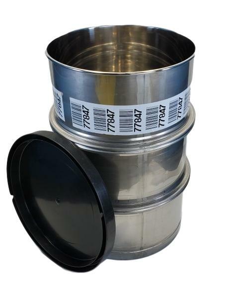 Used 55 gallon Stainless Steel Barrel Drum Open Top 316 Sanitary #1