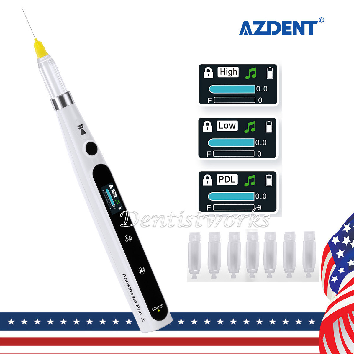 Woodpecker Style Dental Painless Oral Local Anesthesia Device anestesia Pen