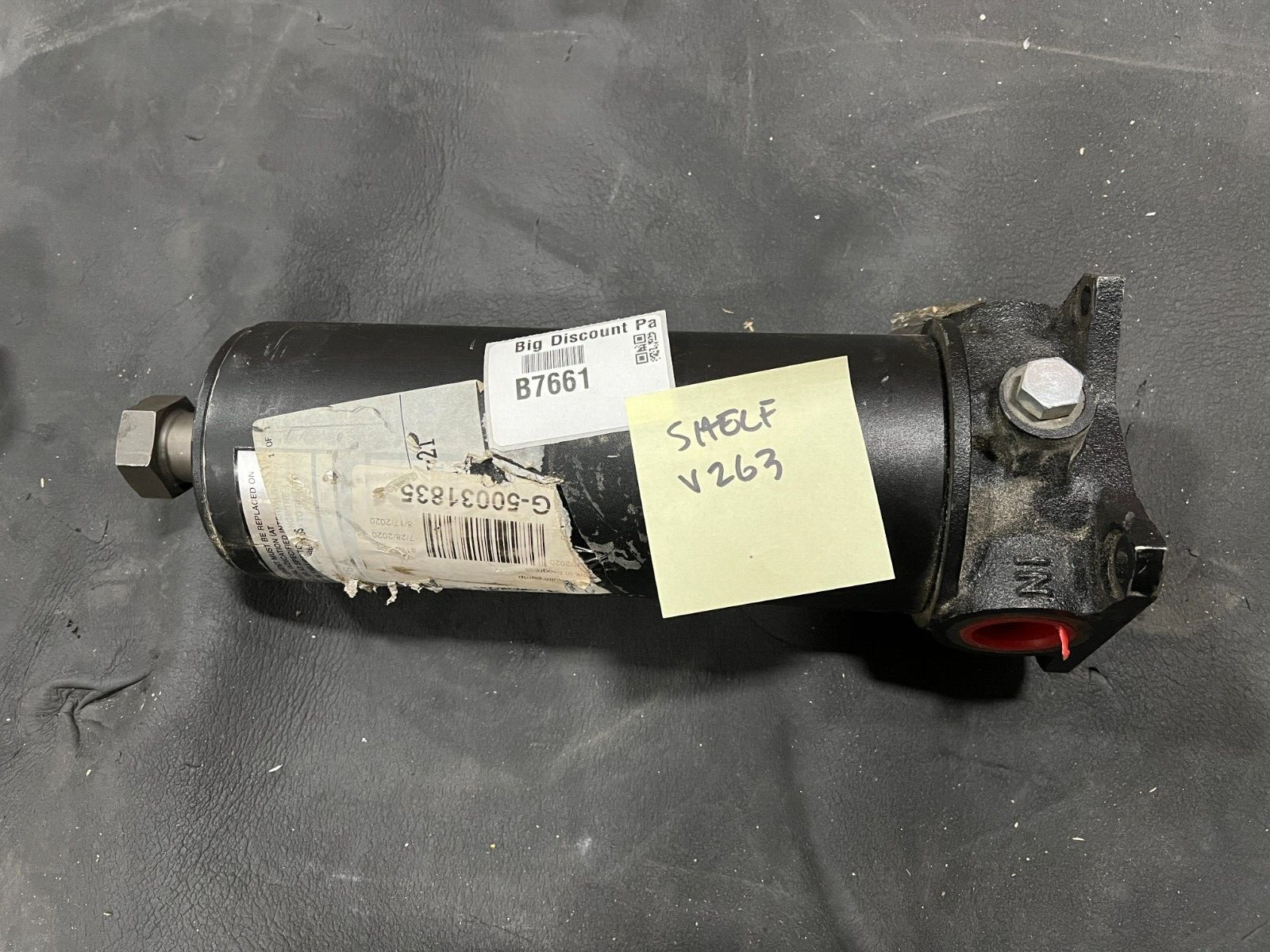 Pall Industries Hydraulic Filter Valve End to End 14.75 in, Outside Dia. 4.14 in