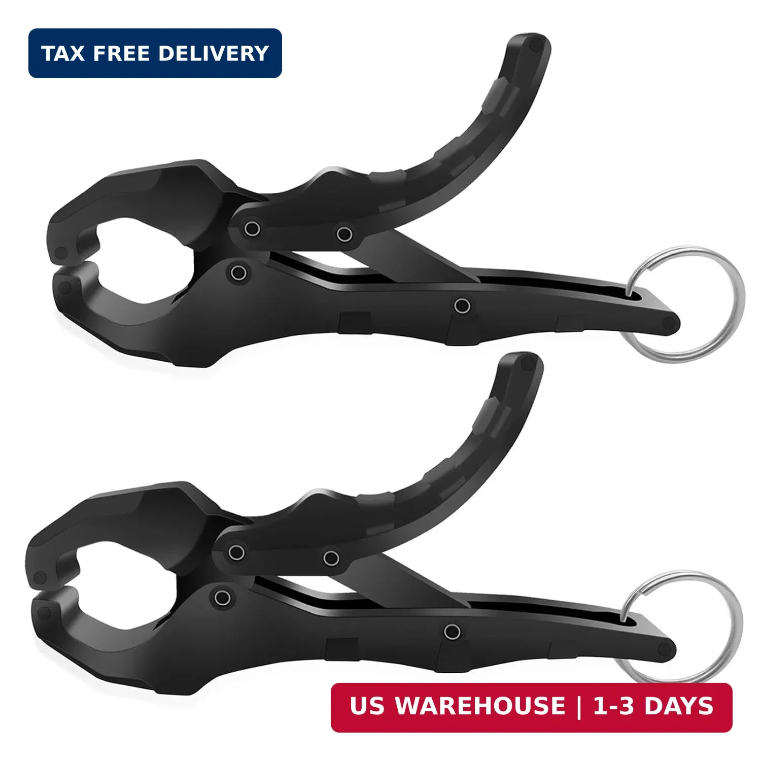 4.5” Fish Lip Gripper, Digital Scale Hook Non-Puncture Replacement Clamp – Fish