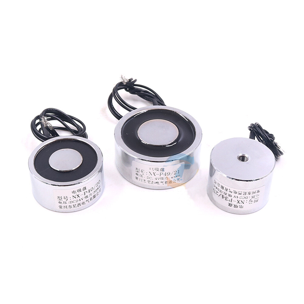 Lift Holding Electromagnet DC3V 5V 6V 12V 24V Solenoid Electro Magnet 3N-10000N