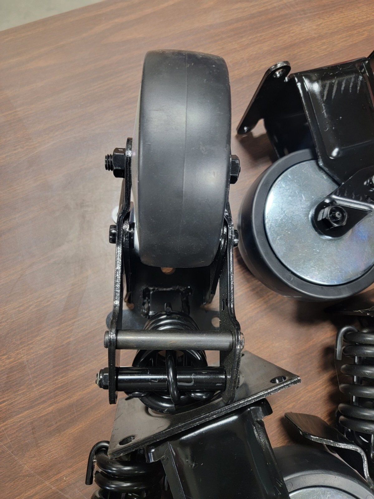 NEW 4 Heavy Duty 6″ x 2″ Spring Suspension Tool Box Casters 1,000 lbs SALE!