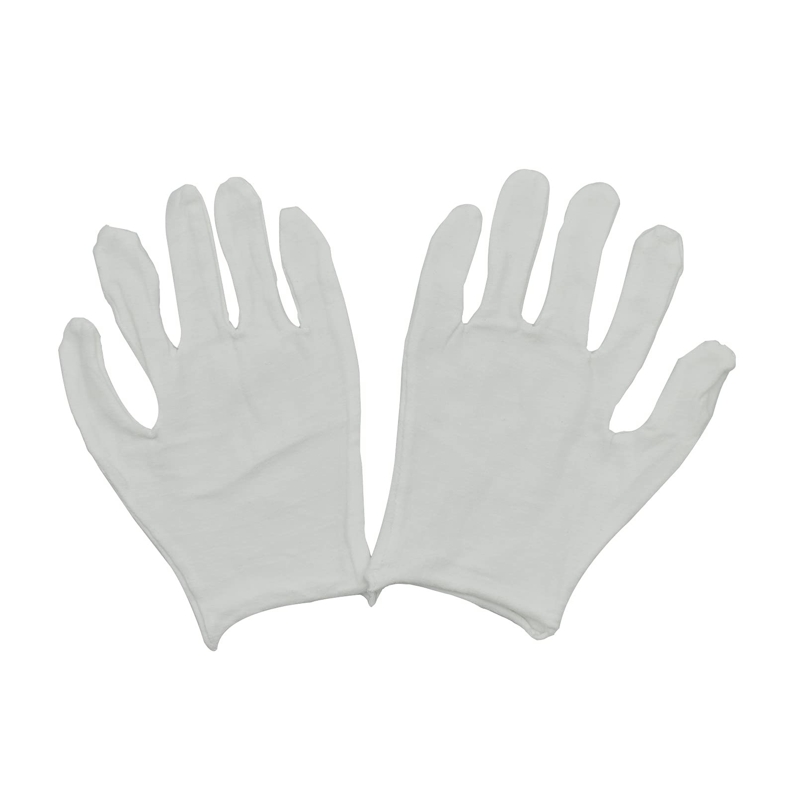 12 Pair White Cotton Gloves 9 inch Extra Large Size for Cosmetic Moisturizing…