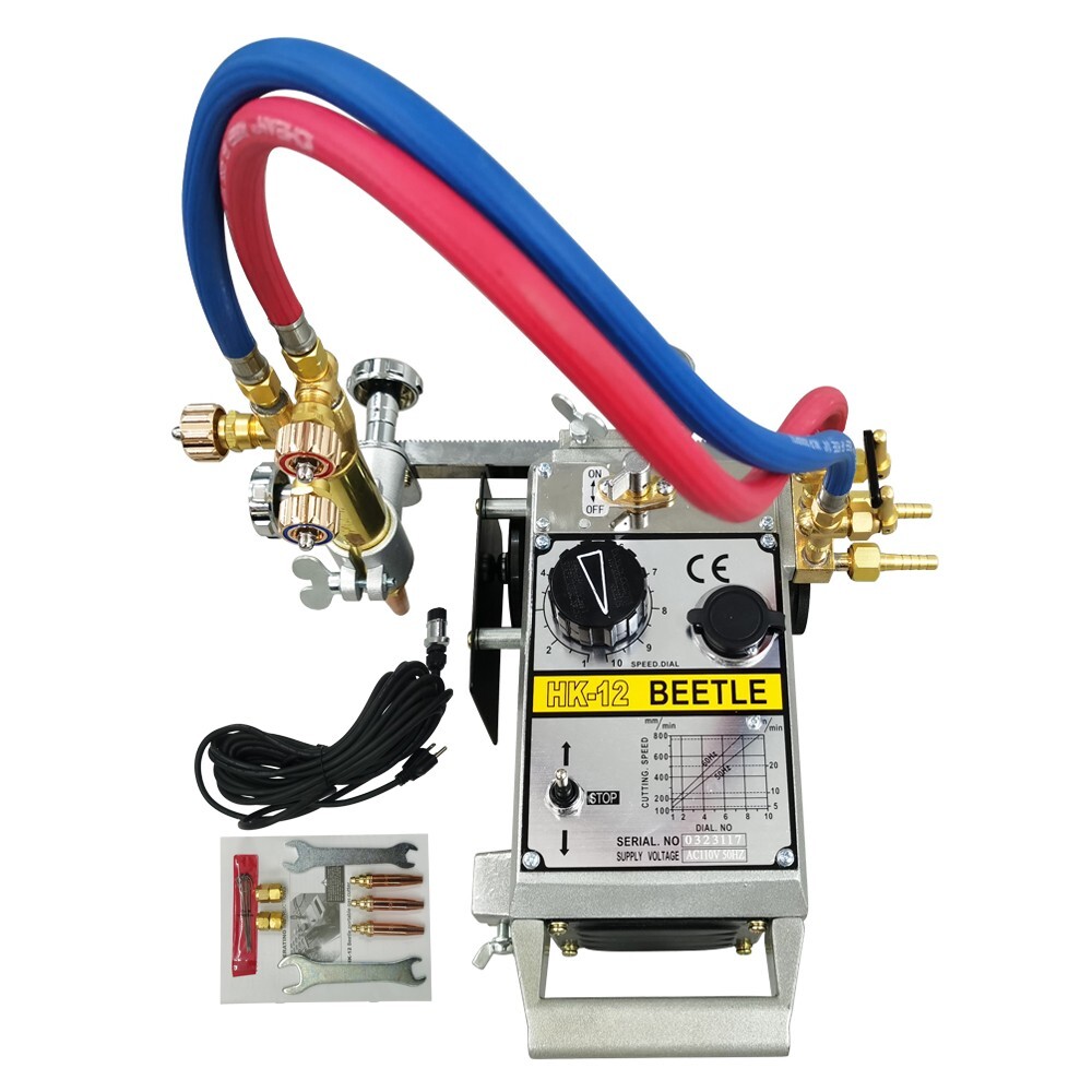Torch Track Burner Gas Cutting Machine 110V Steel Cutter Welder Beveller