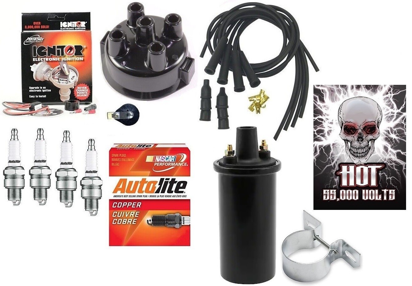 Electronic Ignition Kit & Hot Coil Allis Chalmers B, C, CA Tractor Delco Dist
