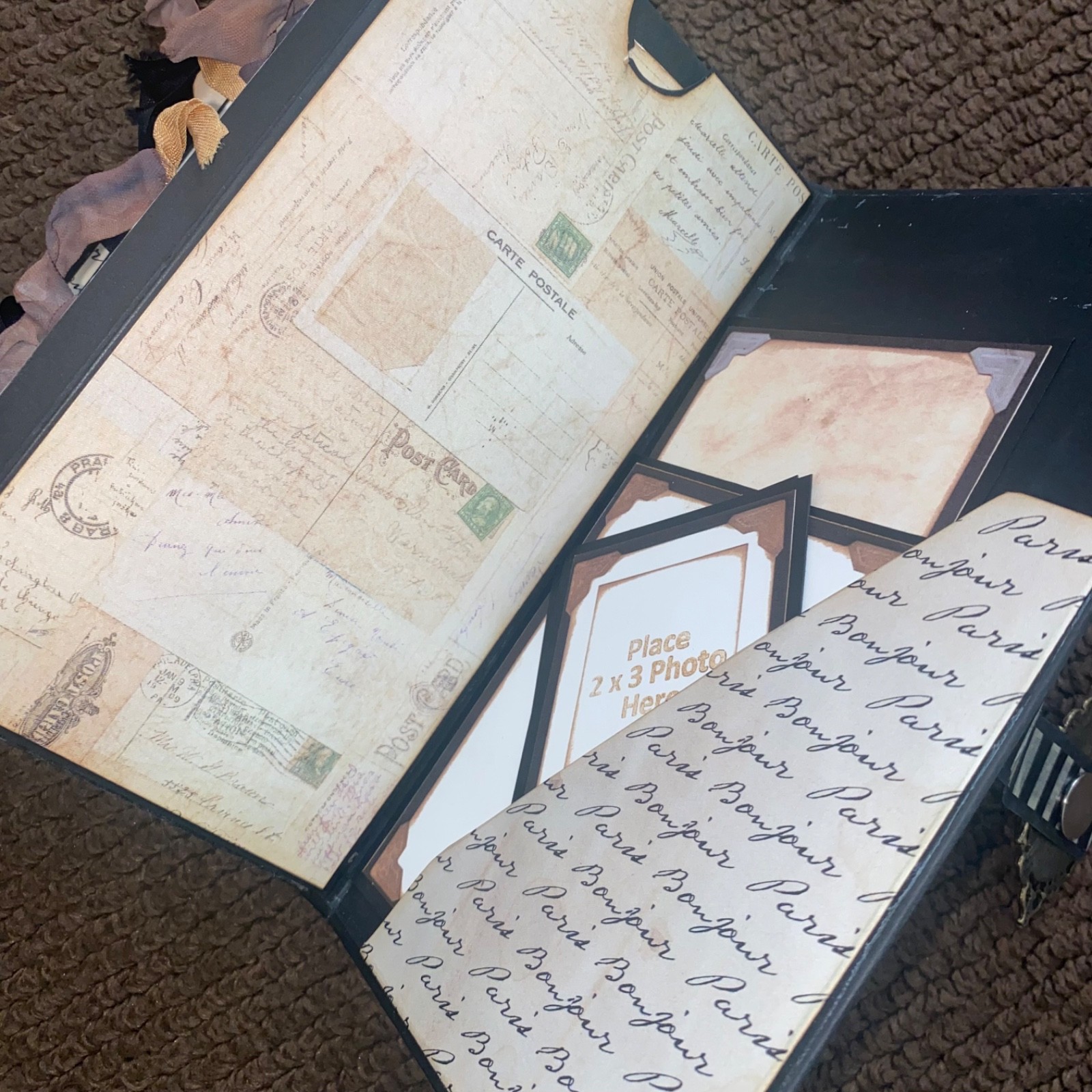 NEW Paris themed junk journal