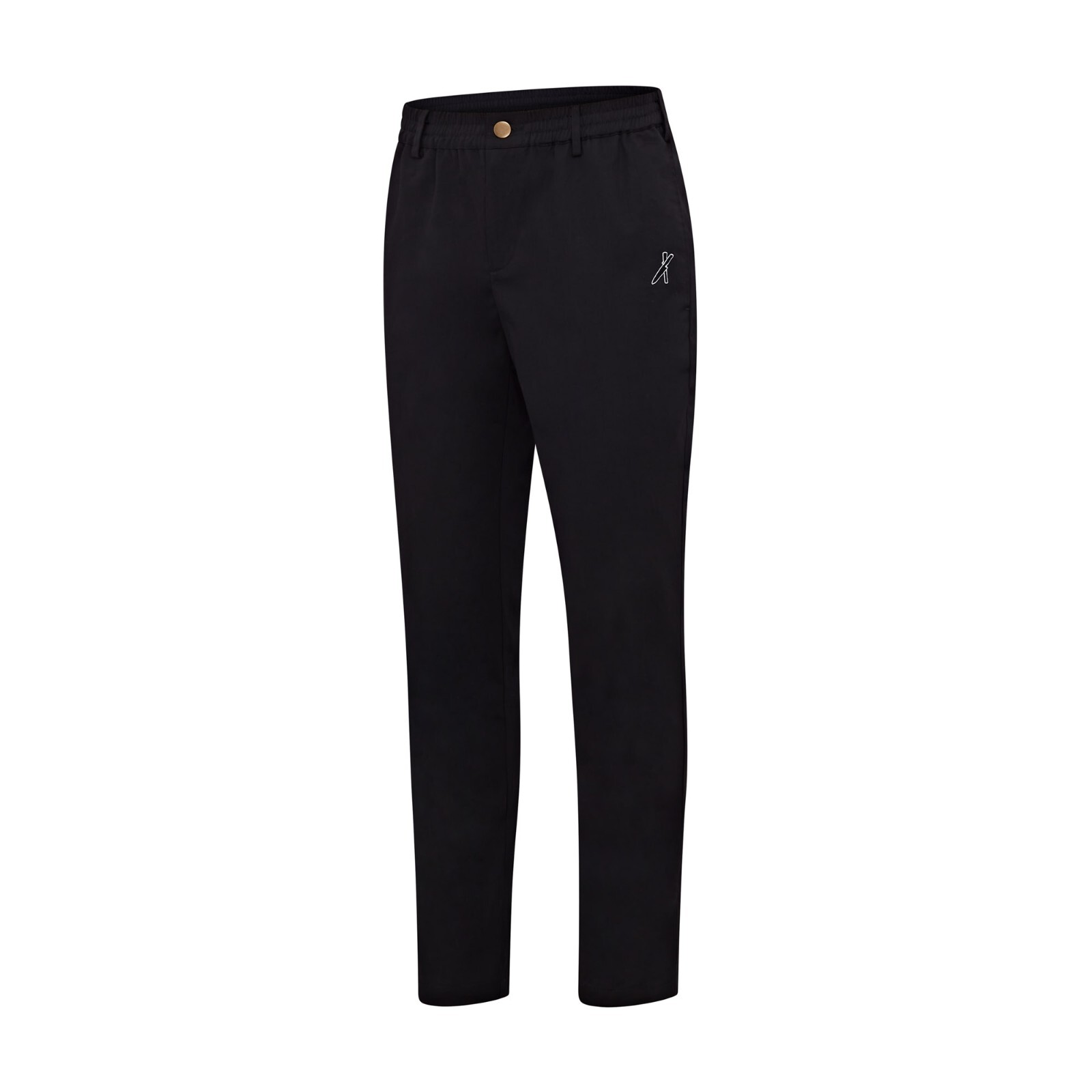 The Vocal Chef Company, Tapered, Fitted Chef Trousers, Slim Leg, Black.