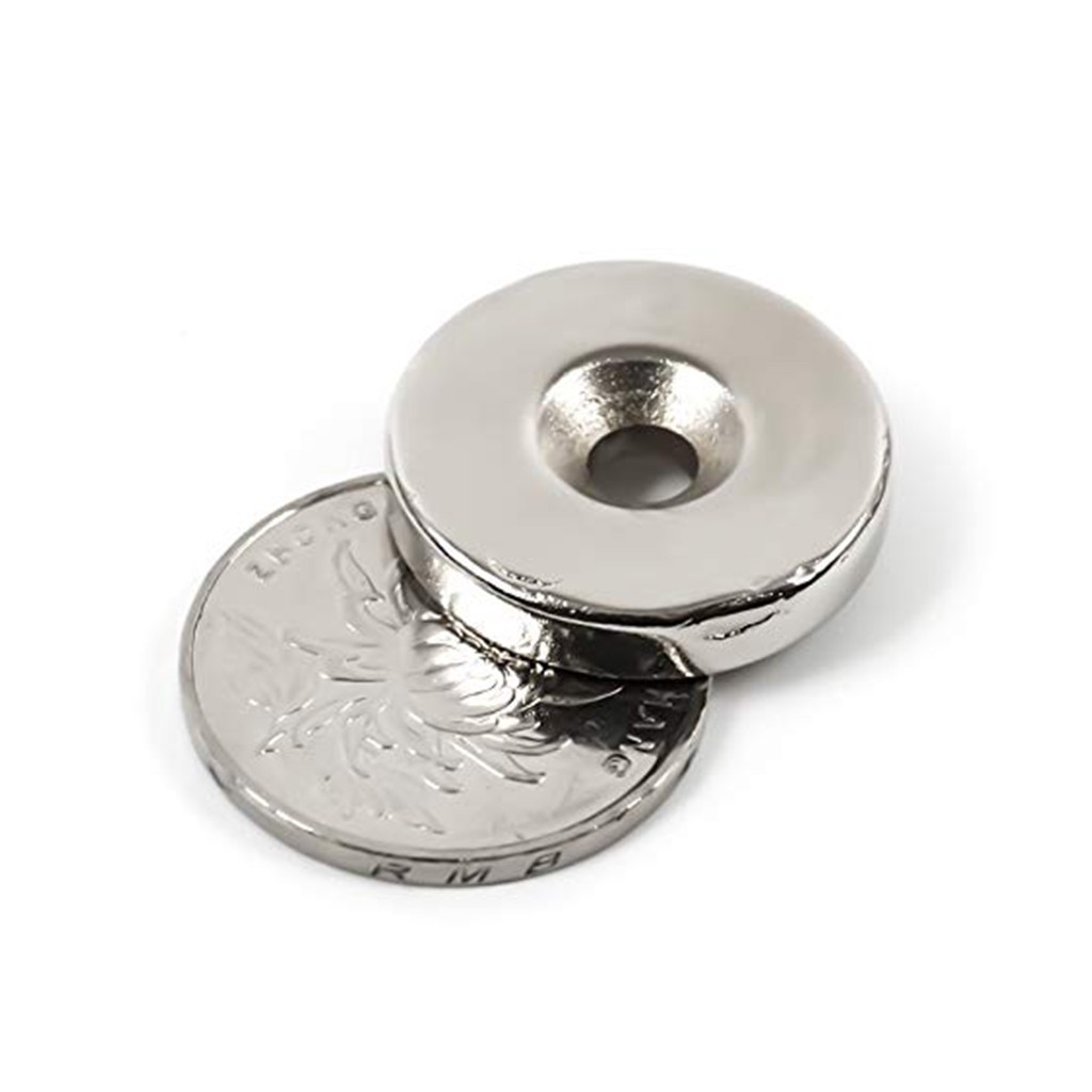 Countersunk Ring Round Disc Strong N35 Magnets Rare Earth Neodymium 25*3mm + 5mm