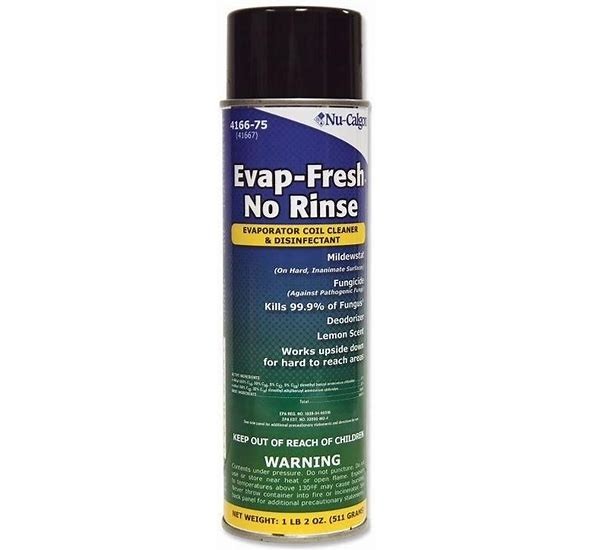 2 Pack Nu-Calgon 4166-75 Evap-Fresh No Rinse 18 oz Aerosol Can