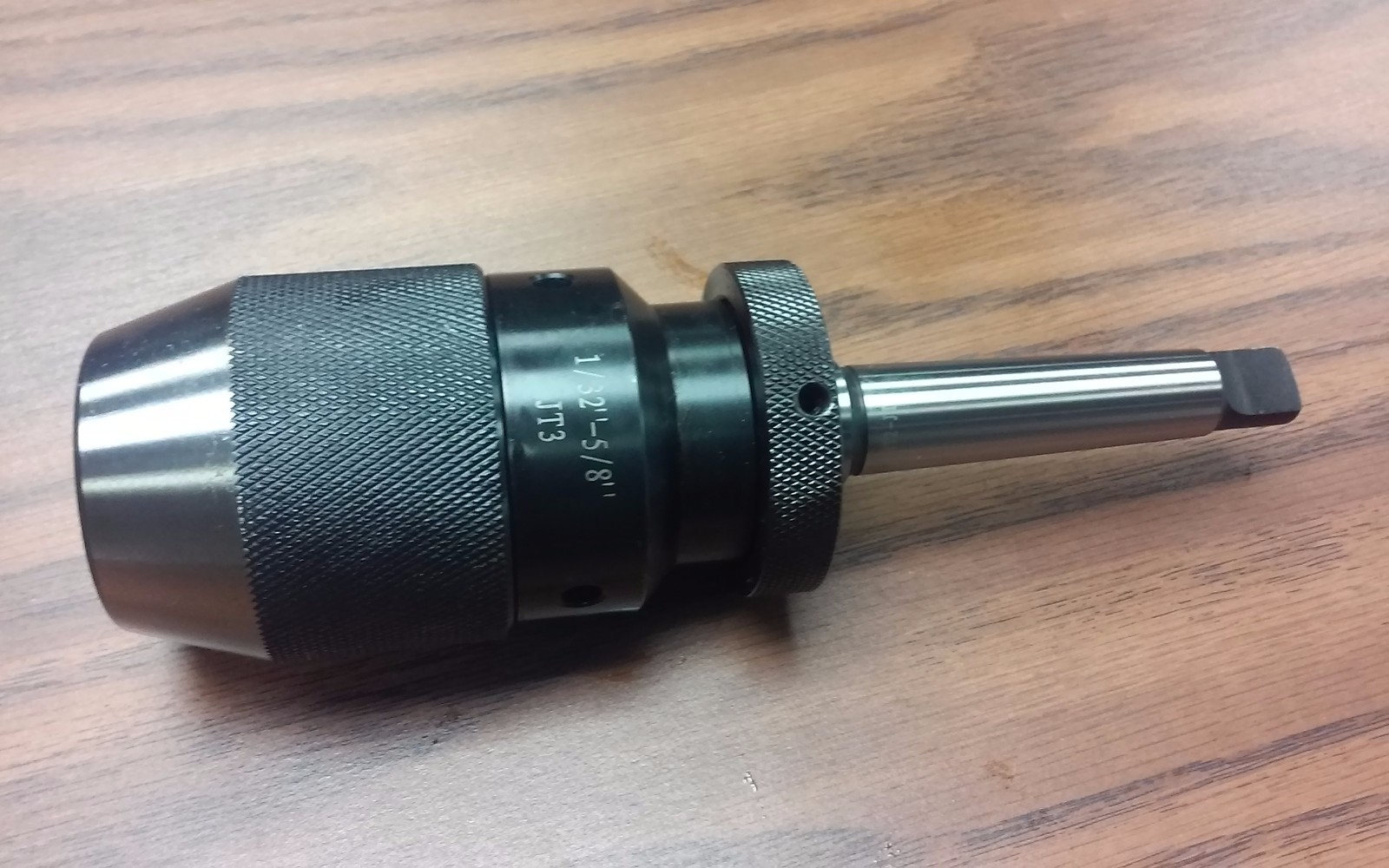 CME/HARVEST 5/8″ KEYLESS heavy duty DRILL CHUCK w. MT2, Morse Taper 2 shank–NEW