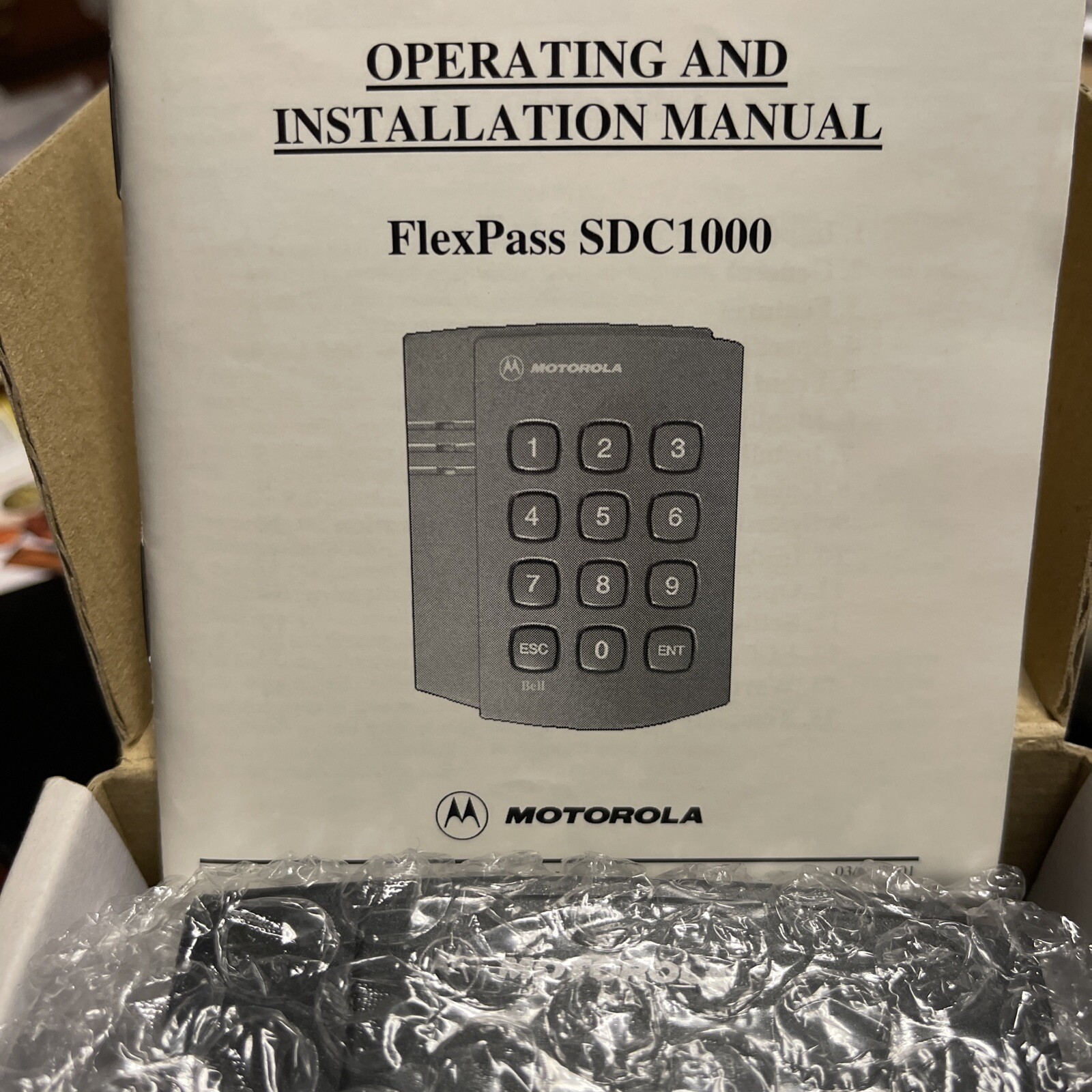 FlexPass SDC1000 Weatherproof PROX Keypad 125KHz Stand-Alone Door Controller