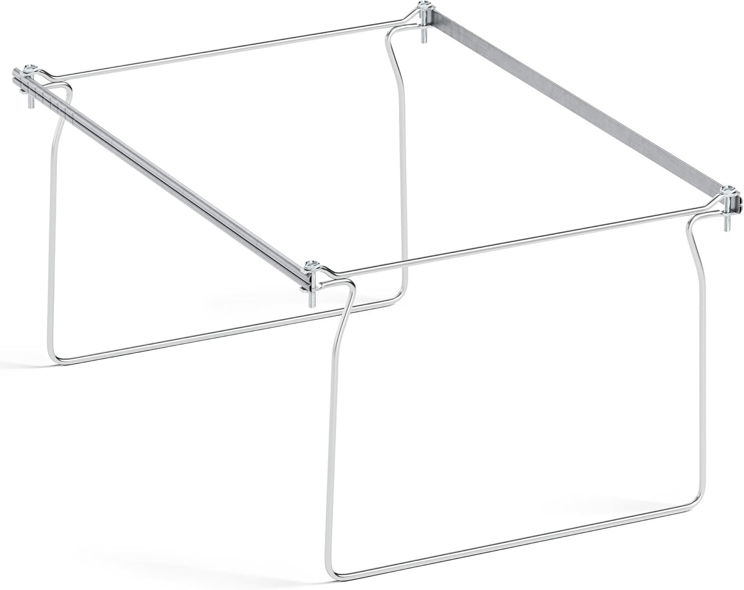 SUNEE Hanging File Folder Frame, Letter Size Files Holder Bars 17.5 Inches, Set