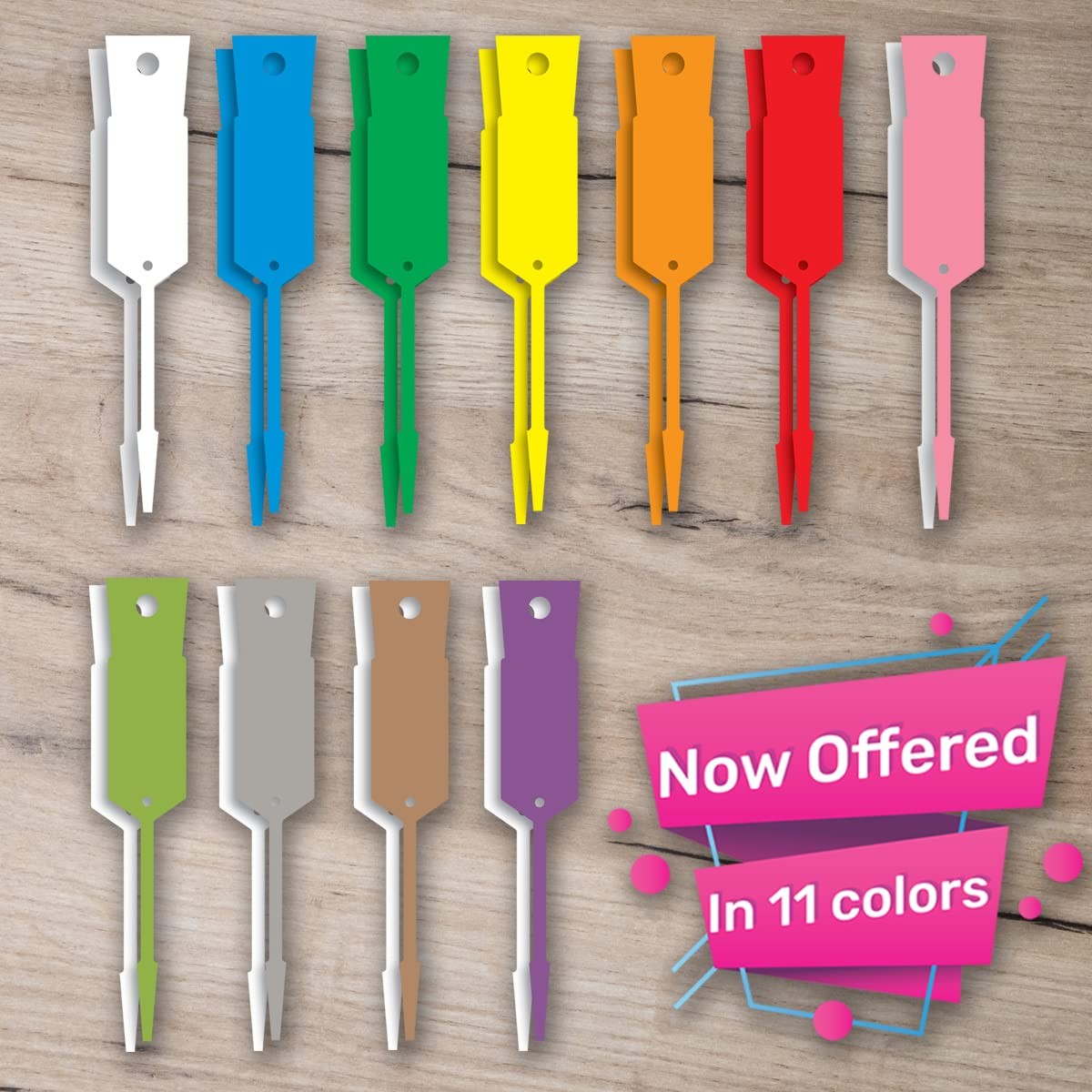 WHITE Self-Locking Arrow Key Tags (1,000 per pack) Size 4 1/2″ X 3/4″ (WHITE)