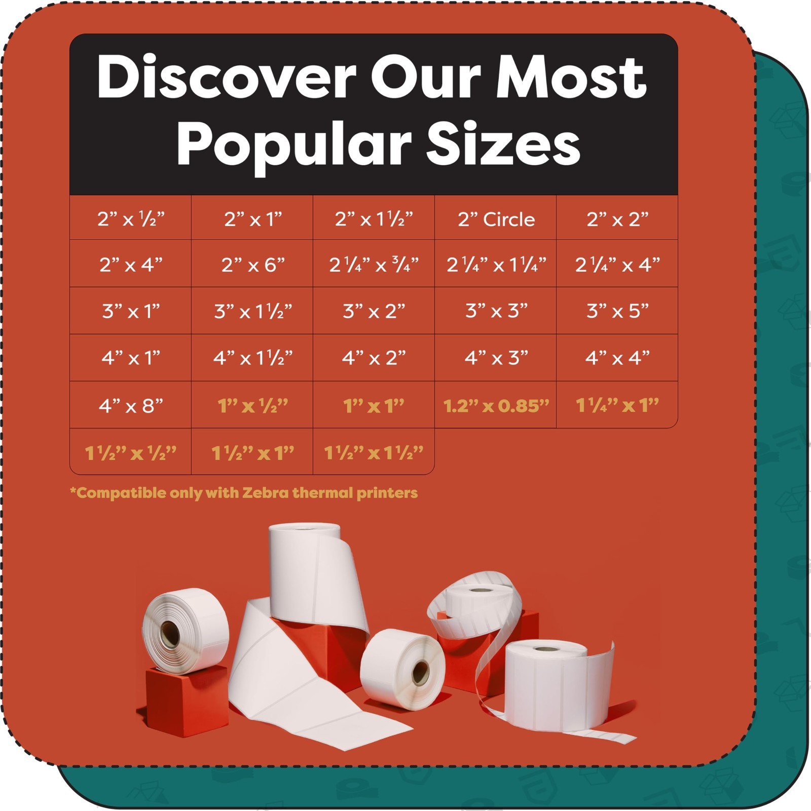 2″ x 4″ Direct Thermal Printer Labels – 4200 Count, 12 Rolls, Barcode & FNSKU St