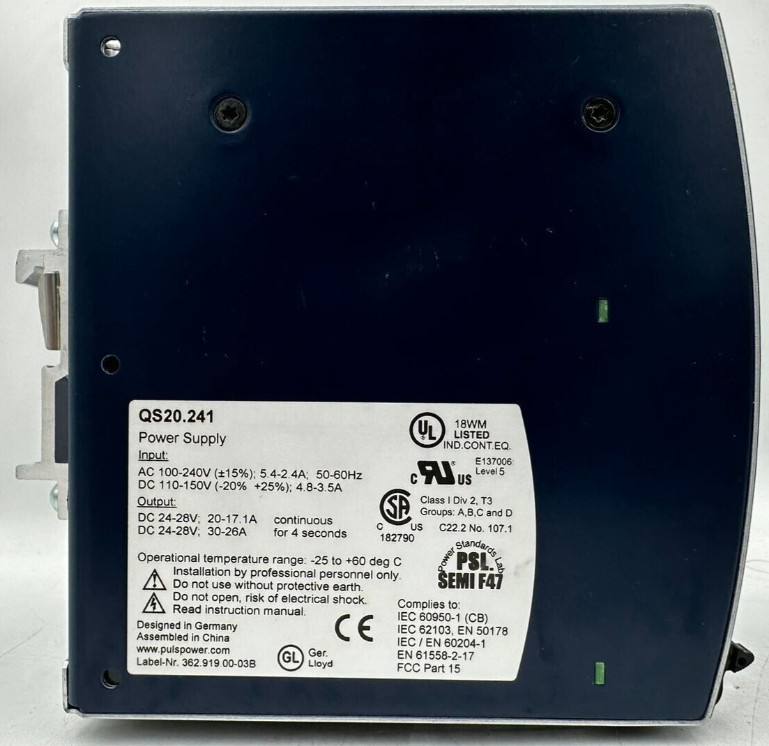 *NEW* PULS QS20.241 POWER SUPPLY