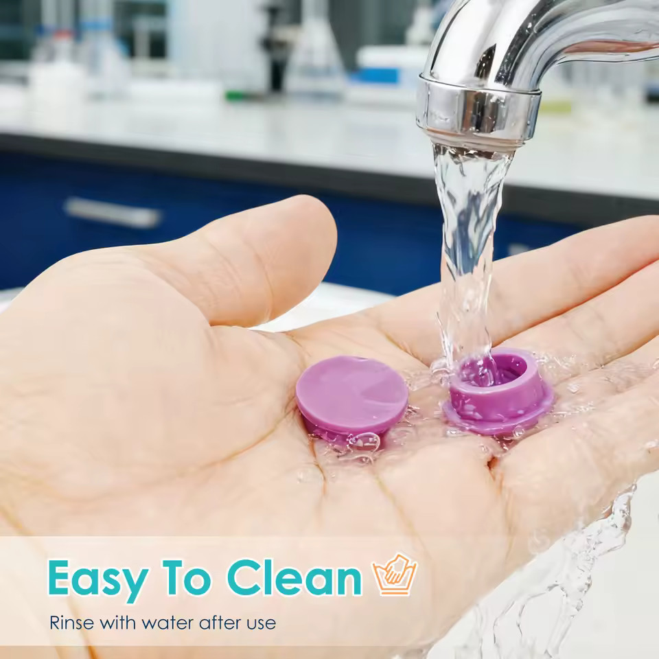 48 Pcs Vial Cap 3ml Glass Vial Leak Proof Evaporation Proof Silicone Seal Top
