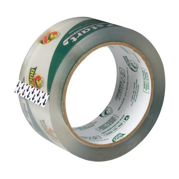 Duck EZ Start Packaging Tape, 8 Pack Free Shipping