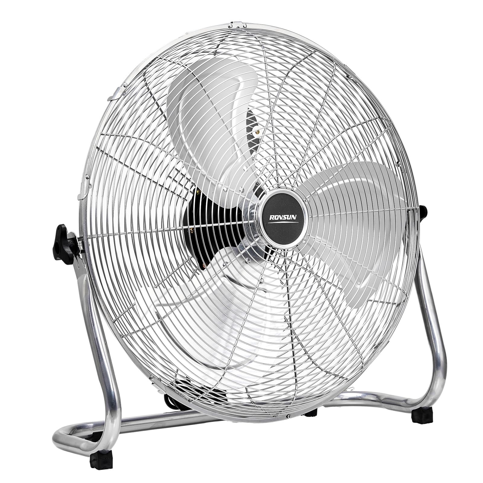 20 Inch High Velocity Metal Industrial Floor Fan, 3-Speeds Powerful Cooling
