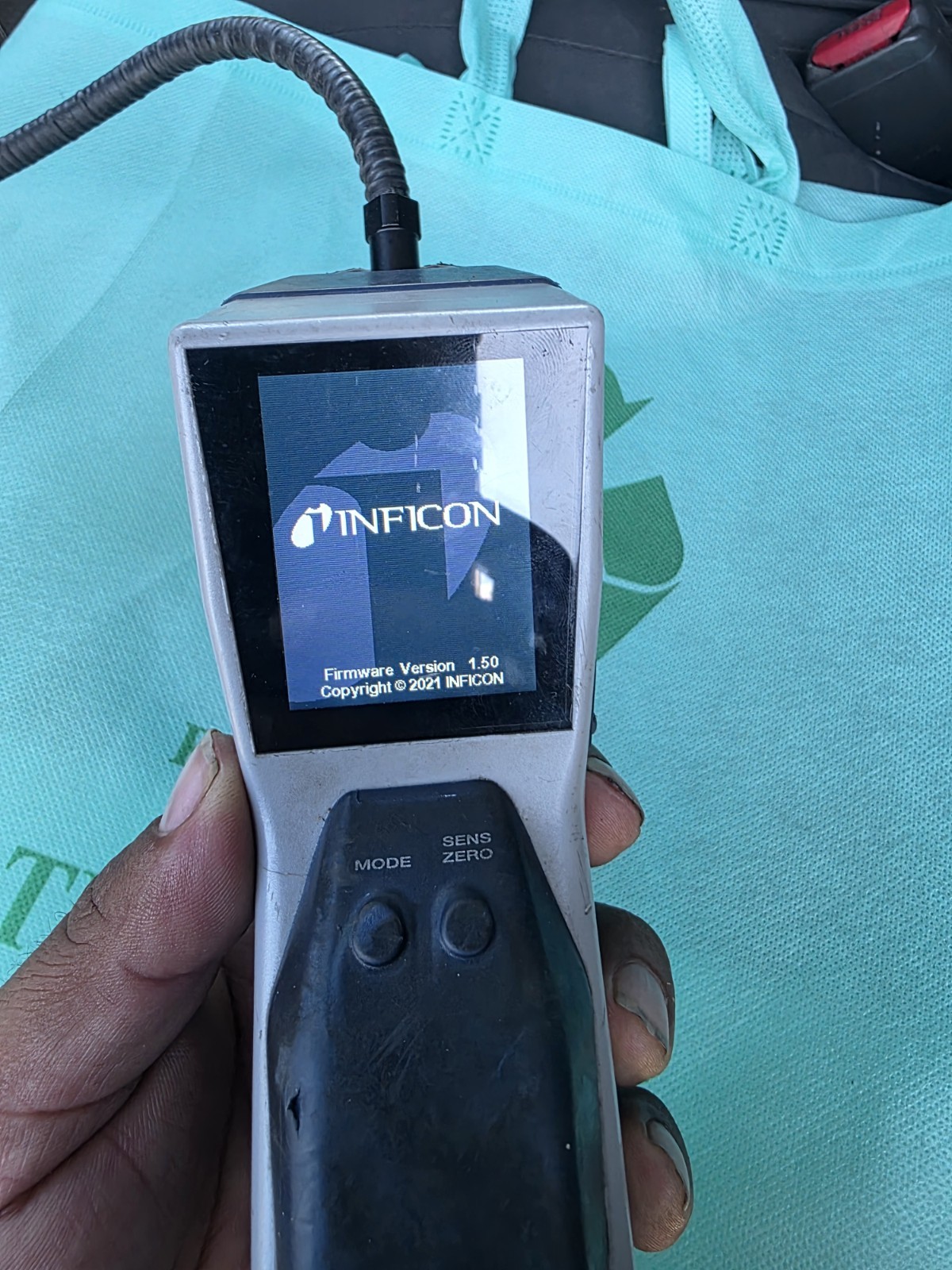 INFICON D-TEK Stratus Handheld HVAC Refrigeration Leak Detector Touchscreen