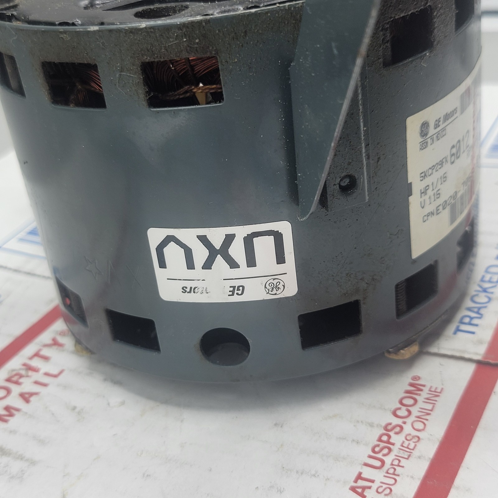 GE Motors 5KCP29FK6012S 1/15 HP 1040 RPM 115V CPNE020-70556303 USED