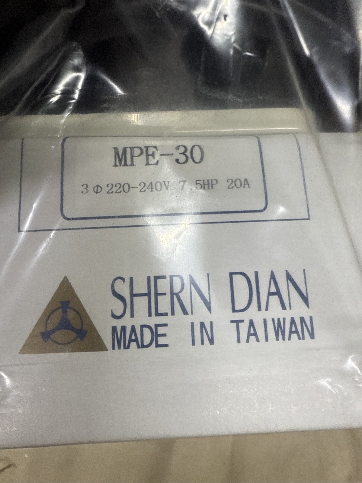 Sherndian Electric MPE-30 Magnetic Starter 220-240v 5 Hp DOL Starter