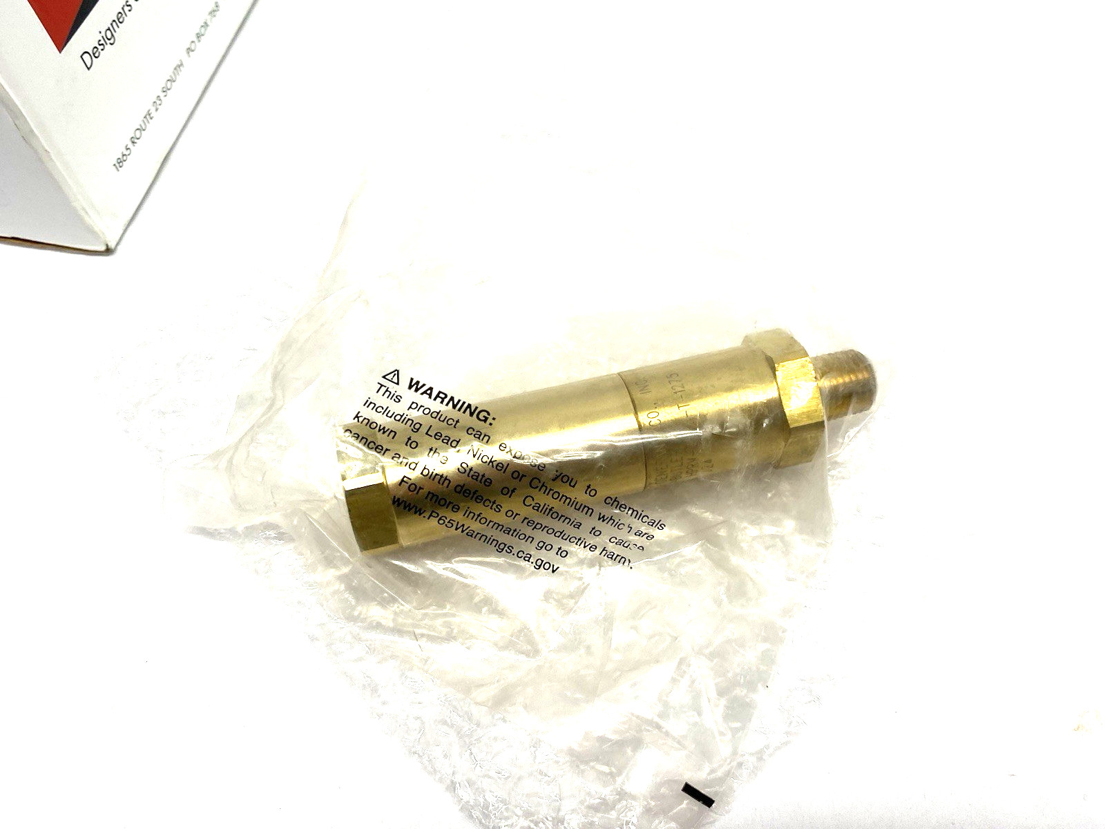 Generant HPRV-250B-T1275 Inline Relief Valve, 1/4″ Male to 1/4″ Female, 1275psi